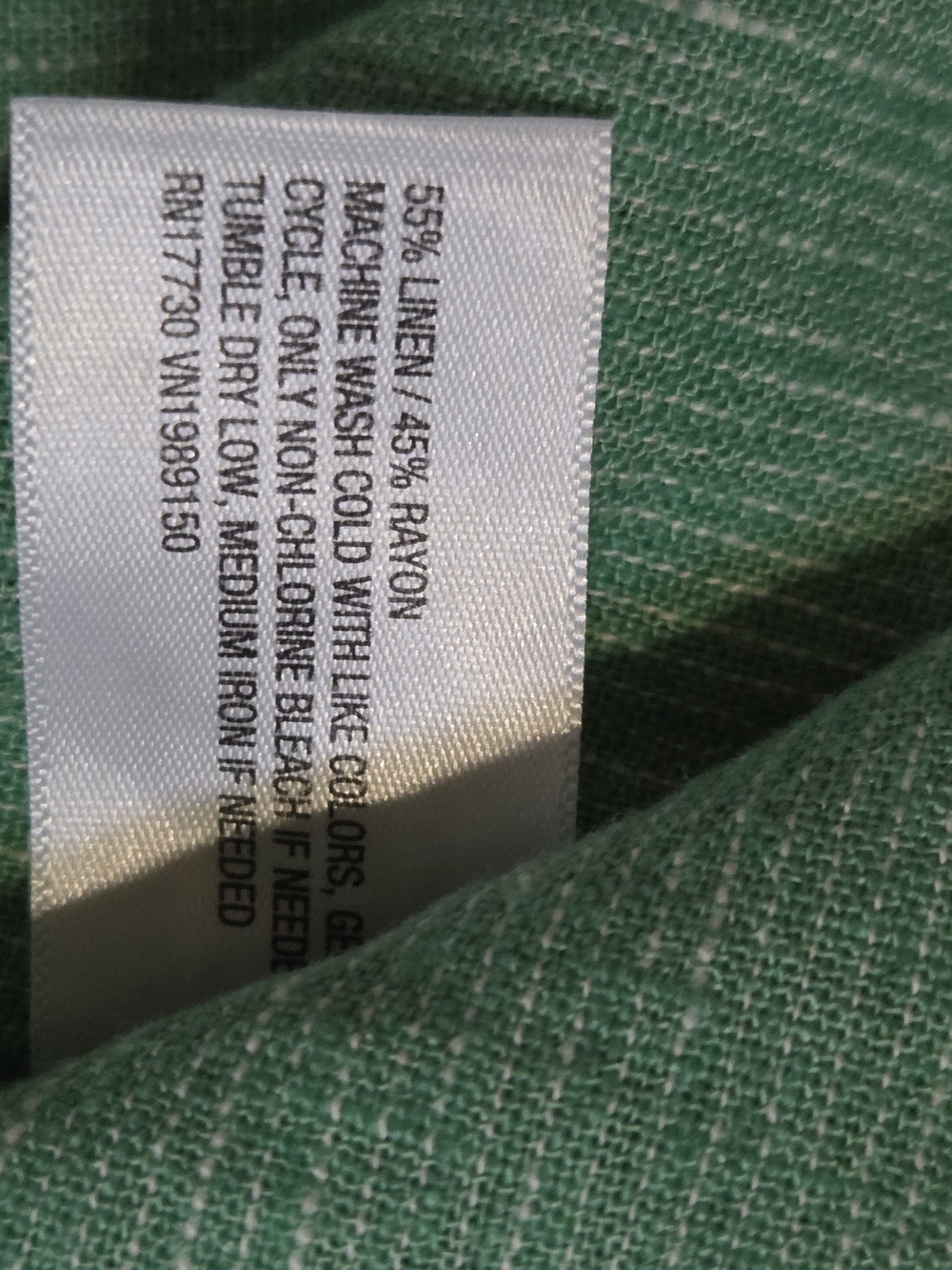 Linen Blend Tank Top - Picture 5 of 6
